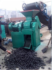 Pillow Ball Sqaure Oval Shap Coal and Charcoal Press Machine